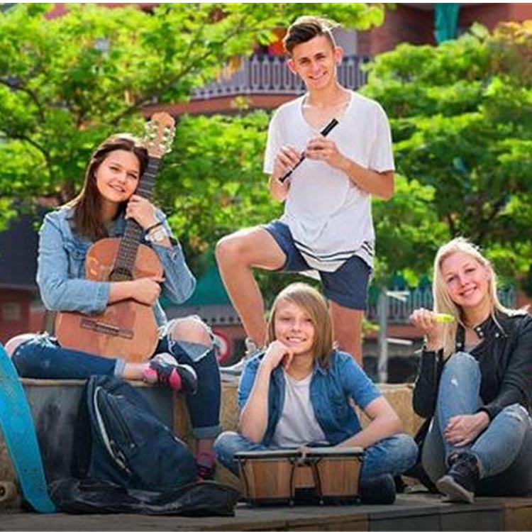 Soprano Descant Recorder 8 Hole With Cleaning Rod Case Instruction