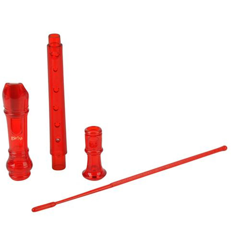 Soprano Descant Recorder 8 Hole Flute w/ Cleaning Rod Bag Instruction