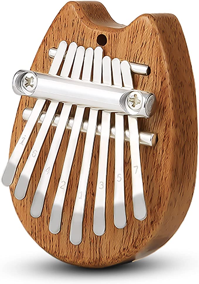 Mini Kalimba Thumb Piano 8 Keys(Wooden Fox)
