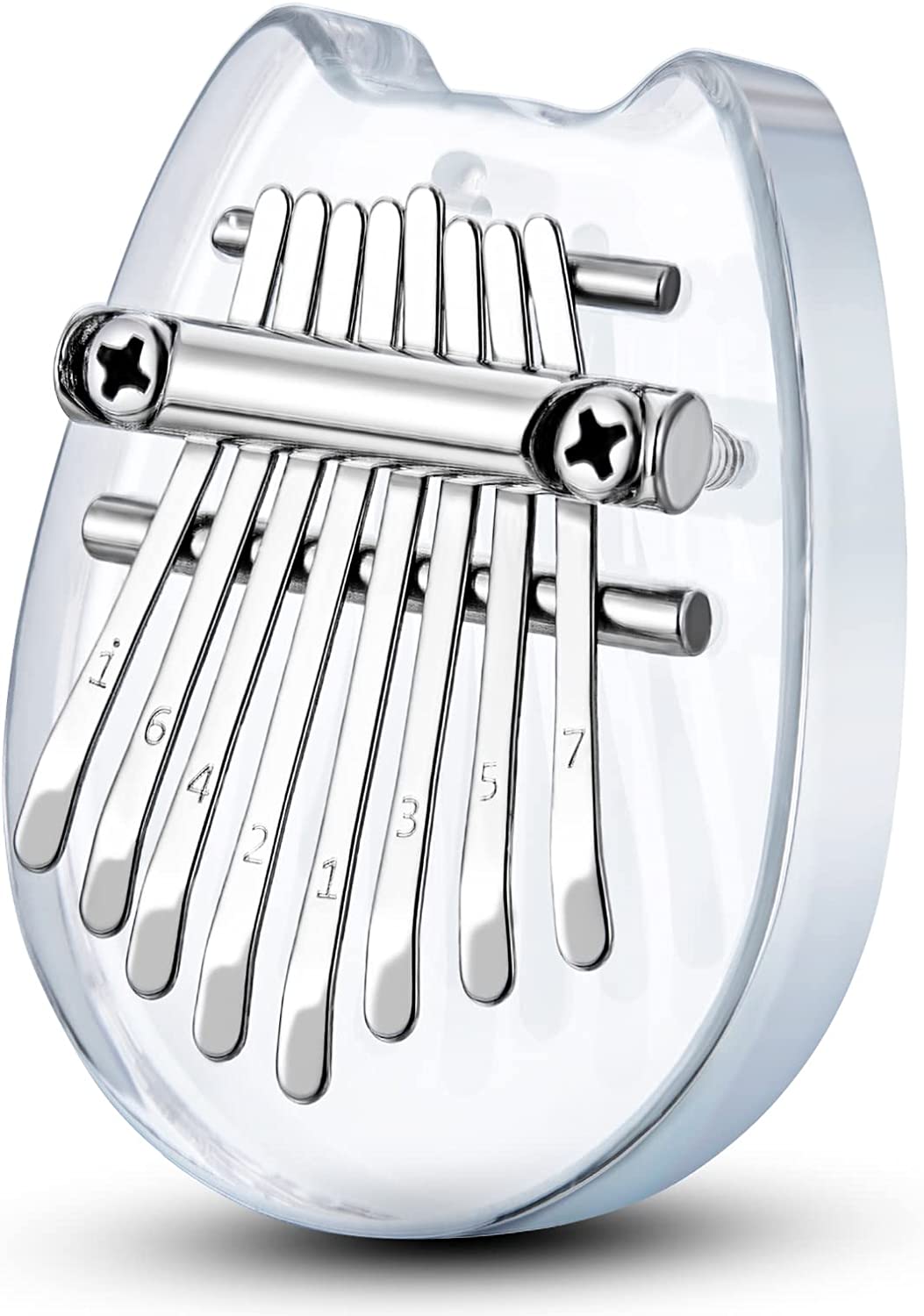 Mini Kalimba Thumb Piano 8 Keys(Acrylic Fox)